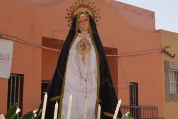 Misa y procesión religiosa en La Viña (Foto Francisco Javier Santana)